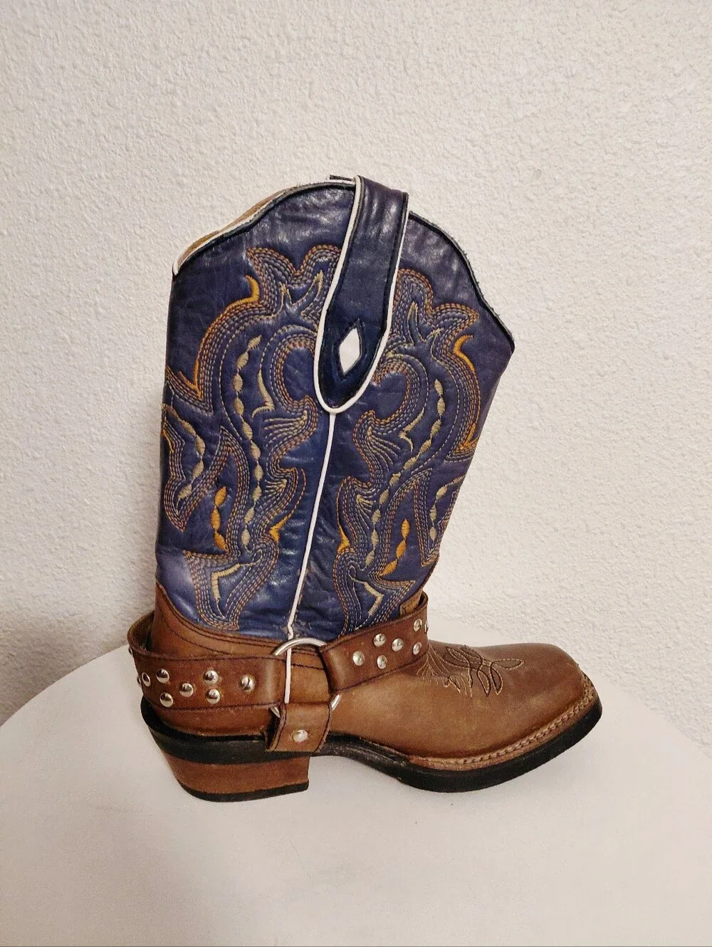 West Wind Western  Leather  Square Toe Midcalf Boots
